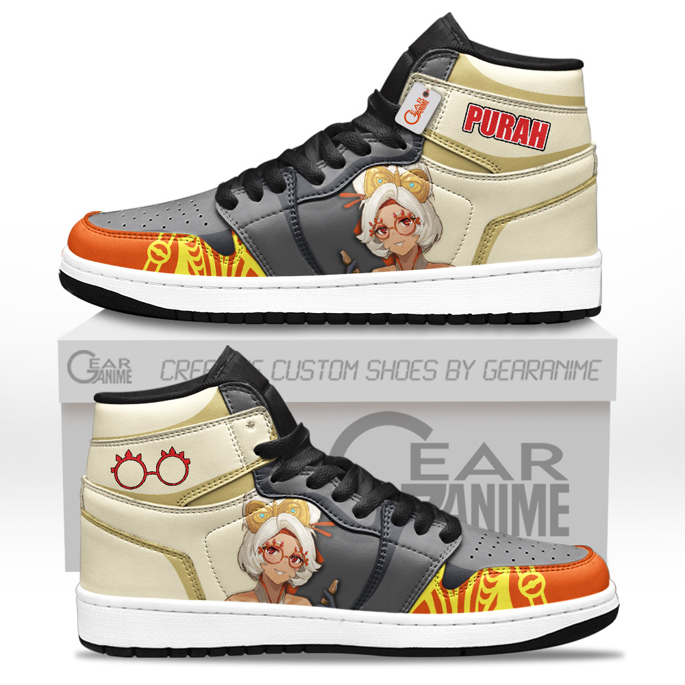 Purah Custom Gaming High-Top Leather Sneakers Zelda