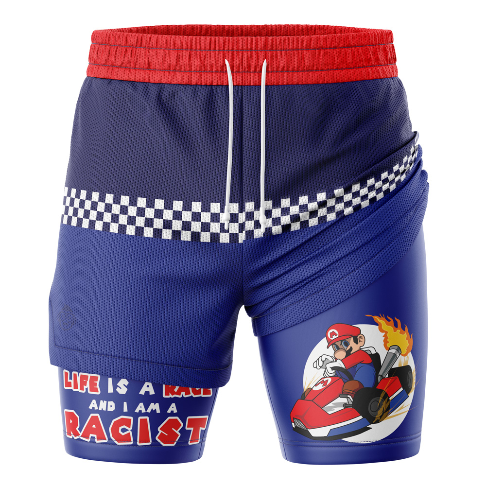 Racer Meme Mario Kart Super Mario Bros 2-in-1 Performance Shorts