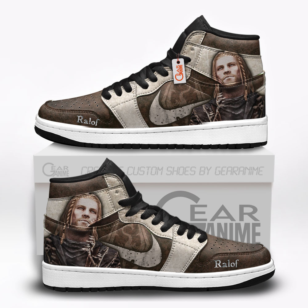 Ralof Custom Gaming High-Top Leather Sneakers Elder Scrolls Custom Shoes