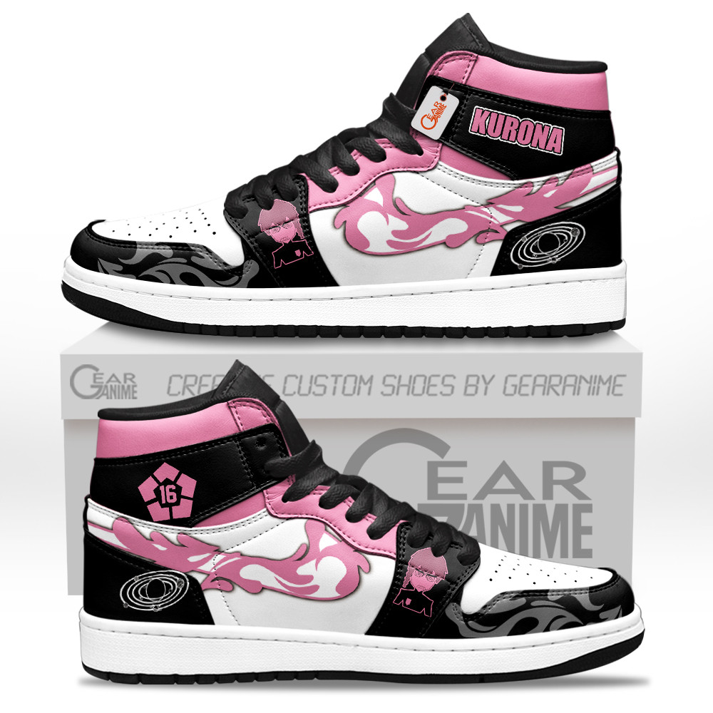 Ranze Kurona High-Top Leather Sneakers Custom Name
