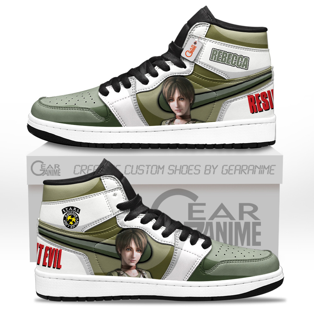 Rebecca Chambers Custom Gaming High-Top Leather Sneakers Games Collection Personalized