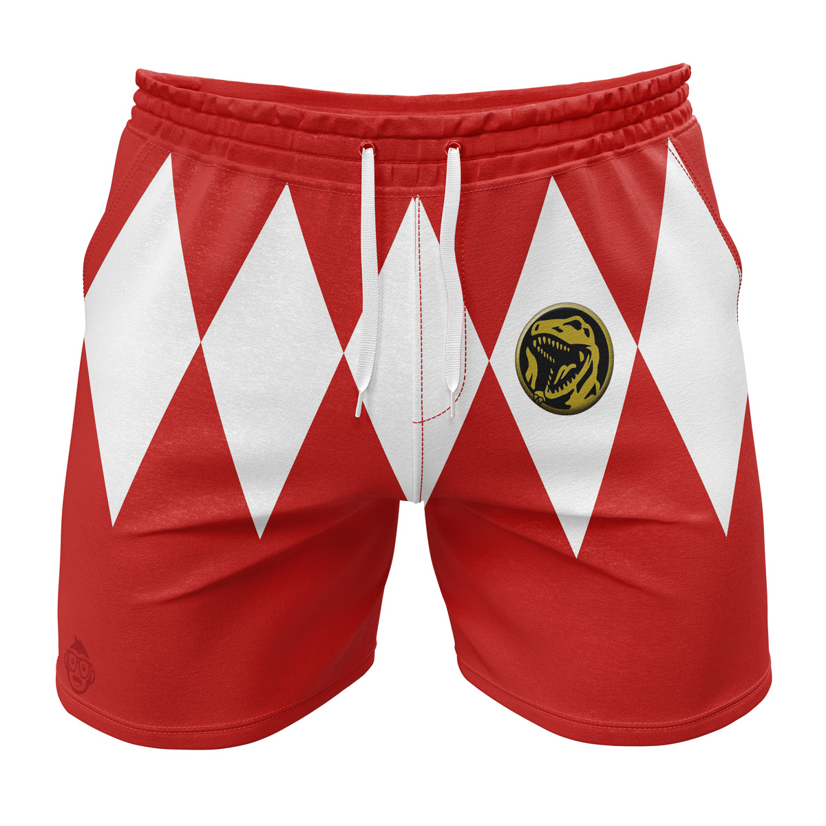 Red Ranger Mighty Morphin Power Rangers Gym Shorts