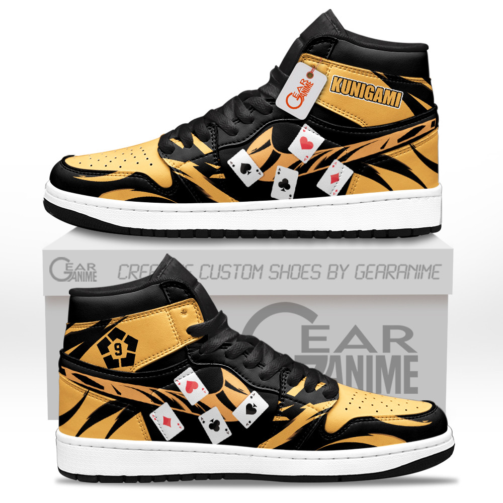 Rensuke Kunigami High-Top Leather Sneakers Custom Name