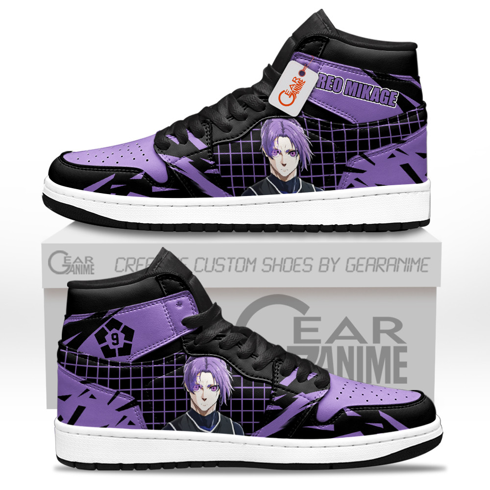 Reo Mikage High-Top Leather Sneakers Custom Name
