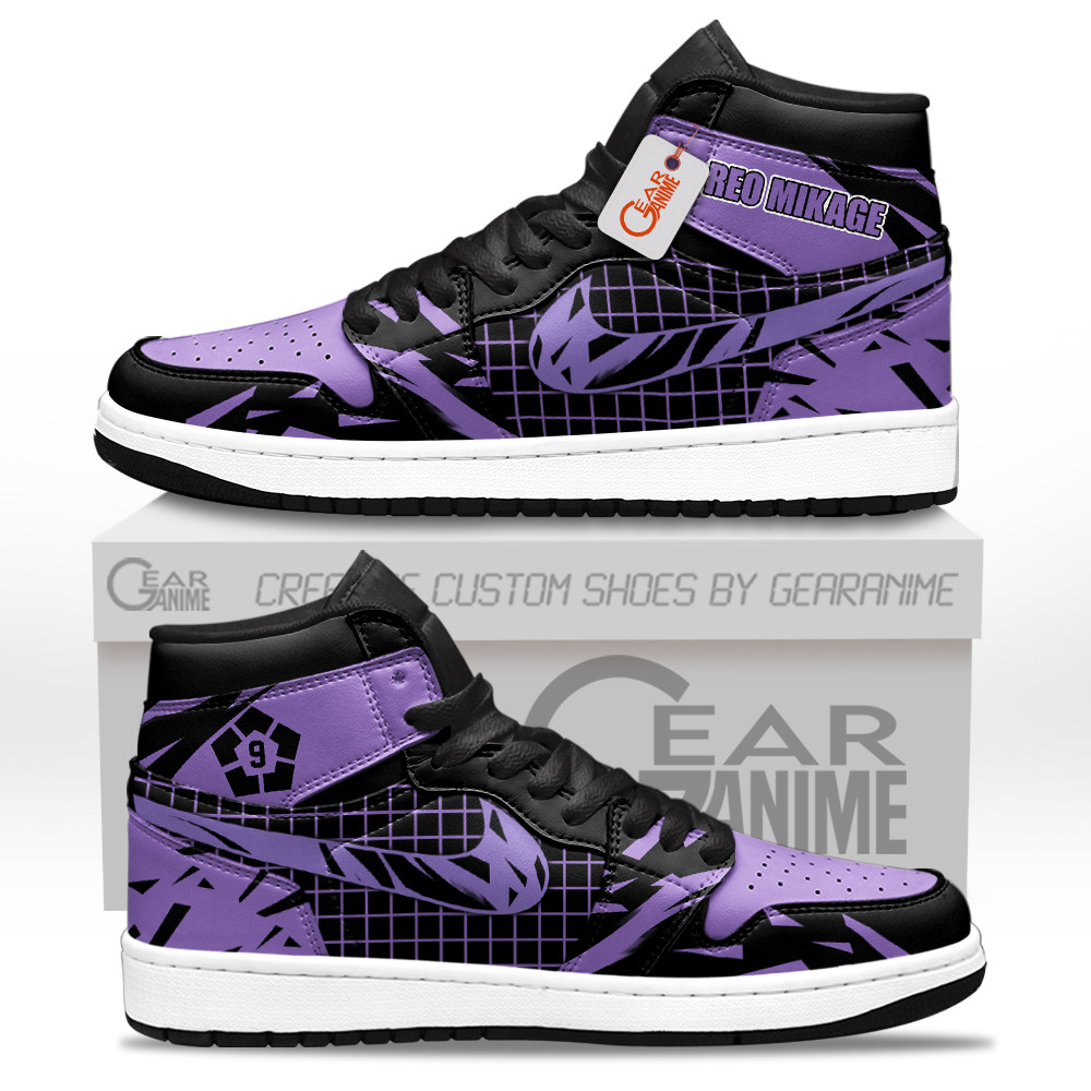 Reo Mikage High-Top Leather Sneakers Metavision Custom Name