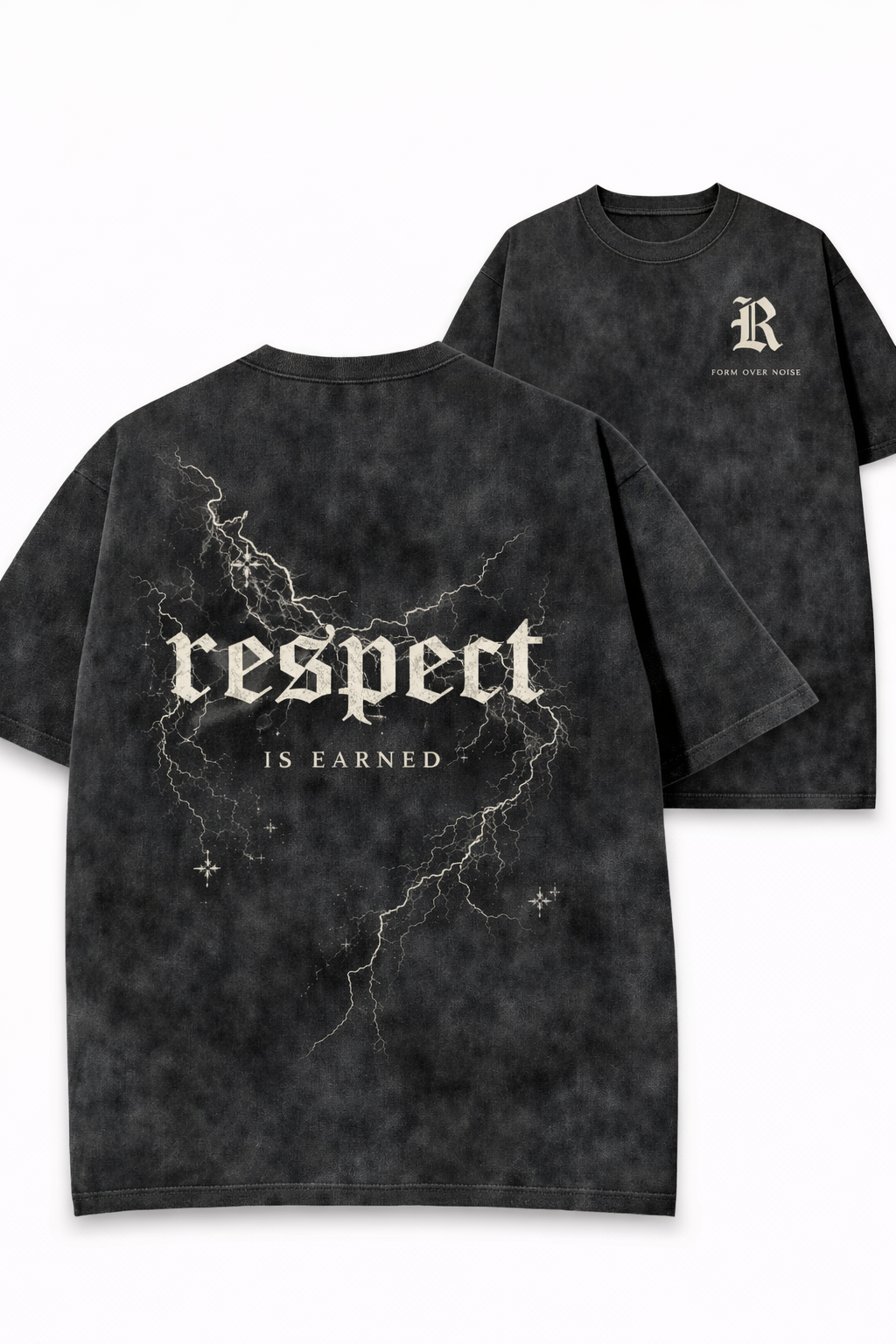 Respect Is Earned Streetwear – Gothic Graphic T-Shirt & Hoodie