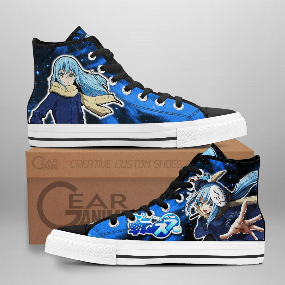 Rimuru Tempest Custom Anime High-Top Canvas Shoes