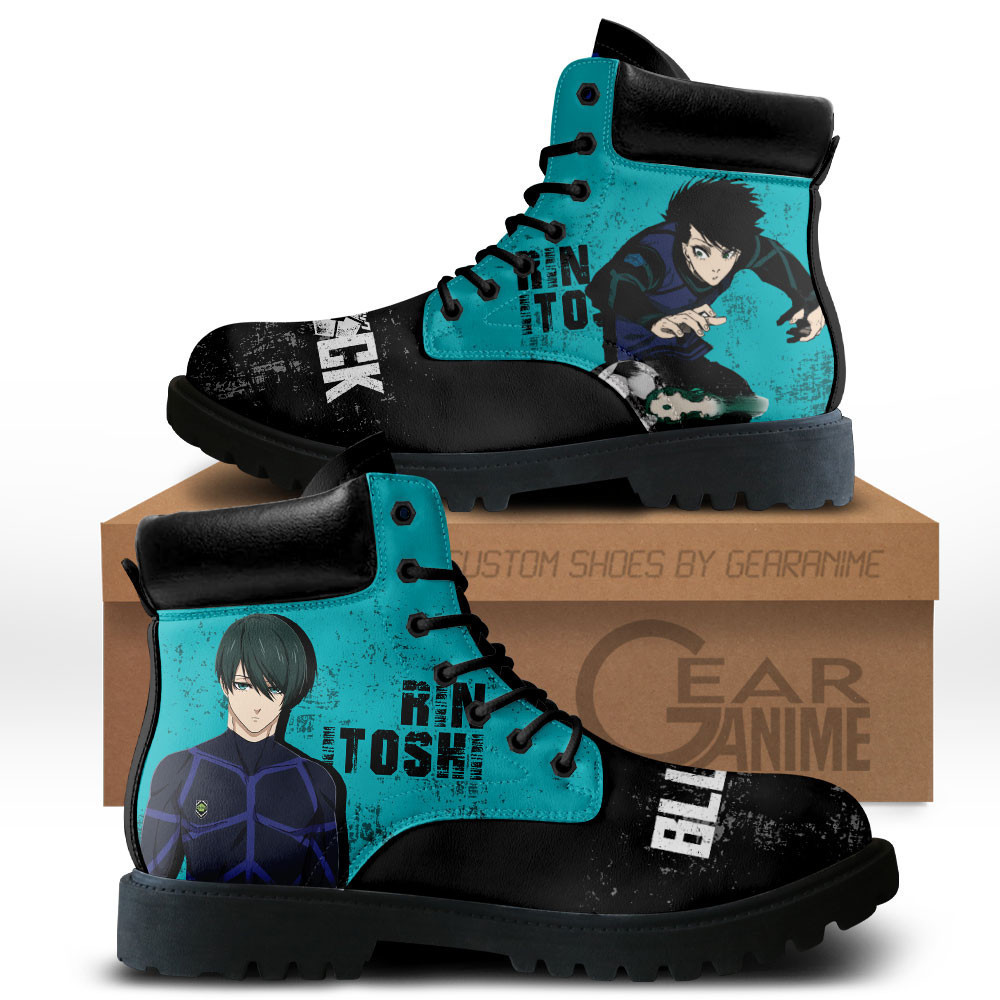 Rin Itoshi Custom Anime Combat Boots MV2111