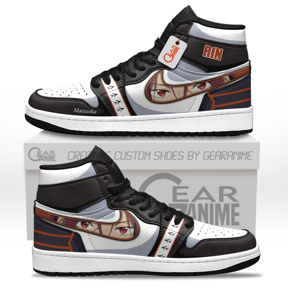 Rin Matsuoka Custom Anime High-Top Leather Sneakers