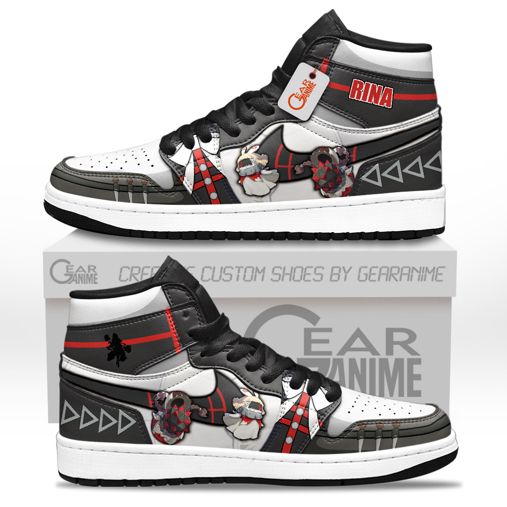 Rina Custom Gaming High-Top Leather Sneakers Zenless Zone Zero Shoes