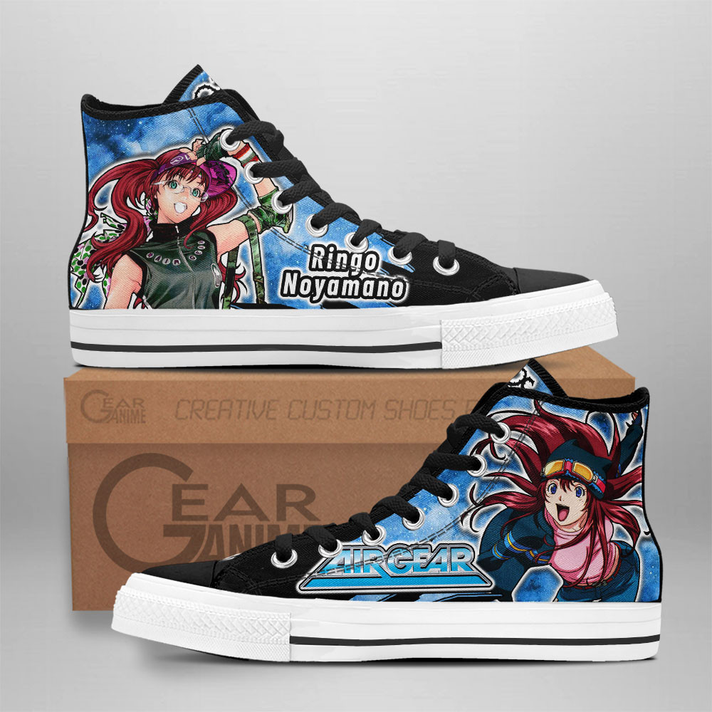 Ringo Noyamano Custom Anime High-Top Canvas Shoes Air Gear Shoes NTT290