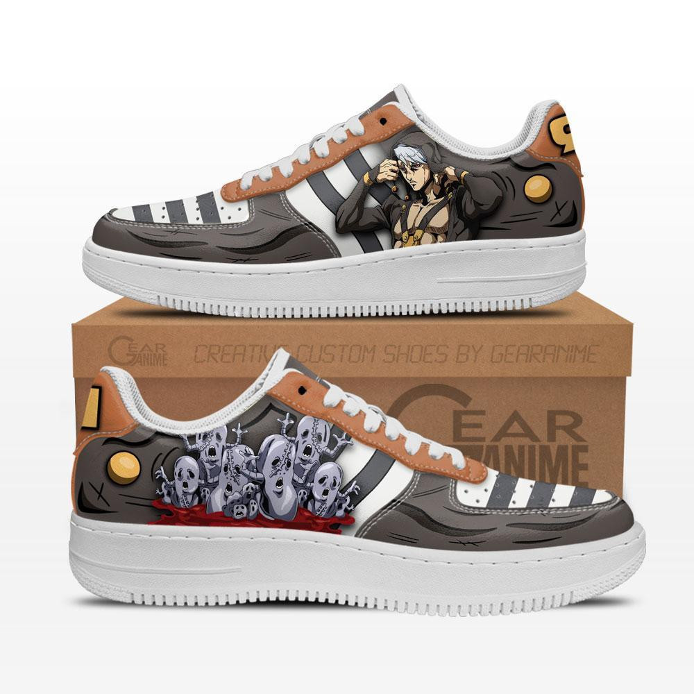 Risotto Nero Custom Anime Low-Top Leather Sneakers