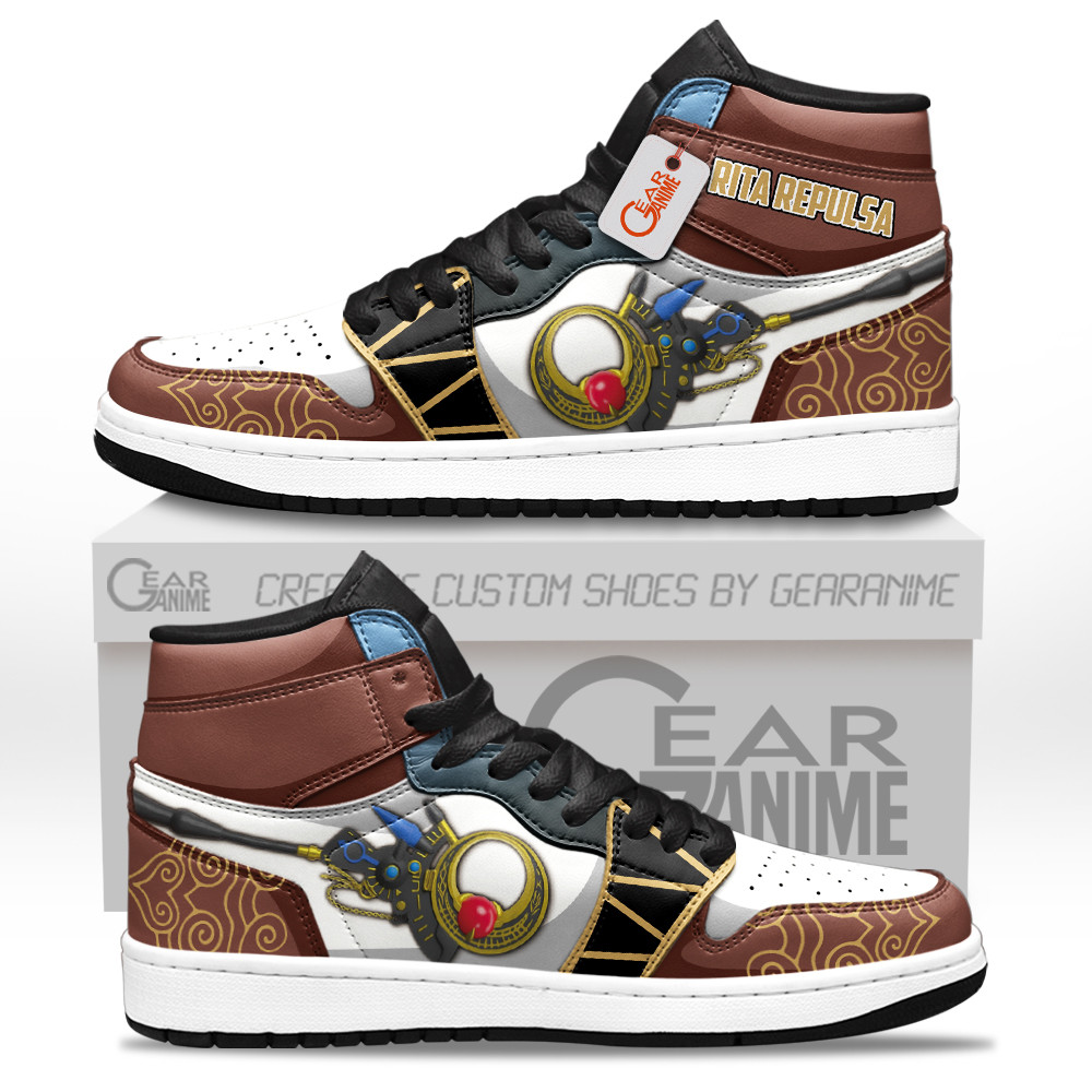 Rita Repulsa Custom Movie High-Top Leather Sneakers