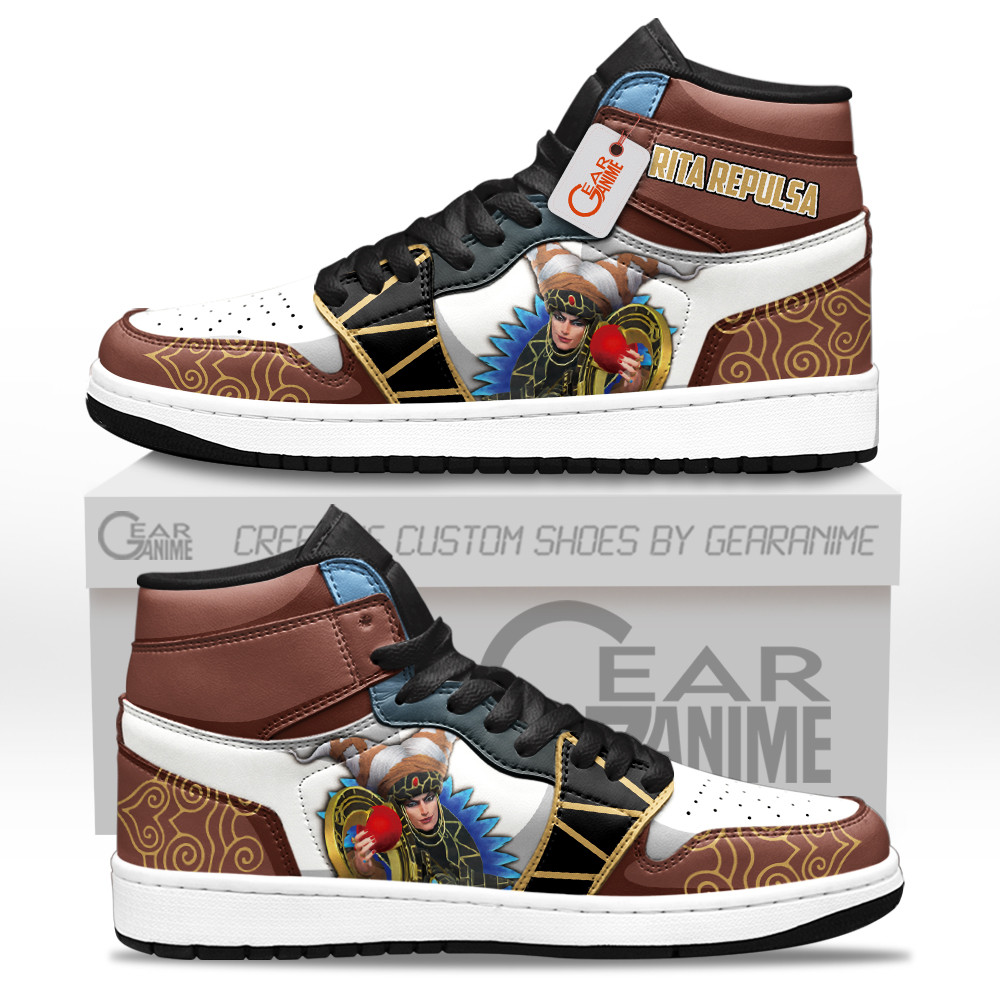 Rita Repulsa Custom Movie High-Top Leather Sneakers Unique Style & Design