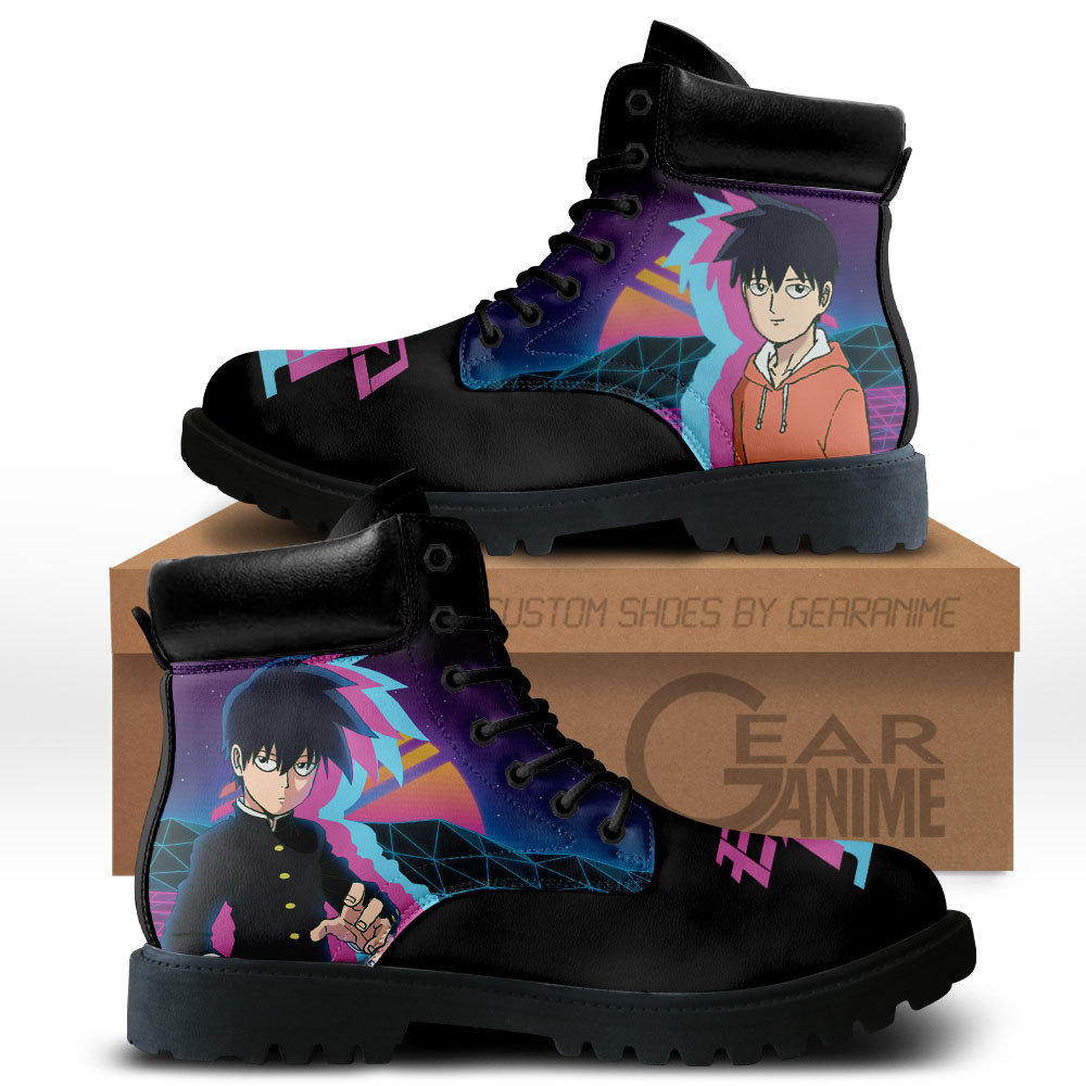 Ritsu Kageyama Custom Anime Combat Boots MV0512