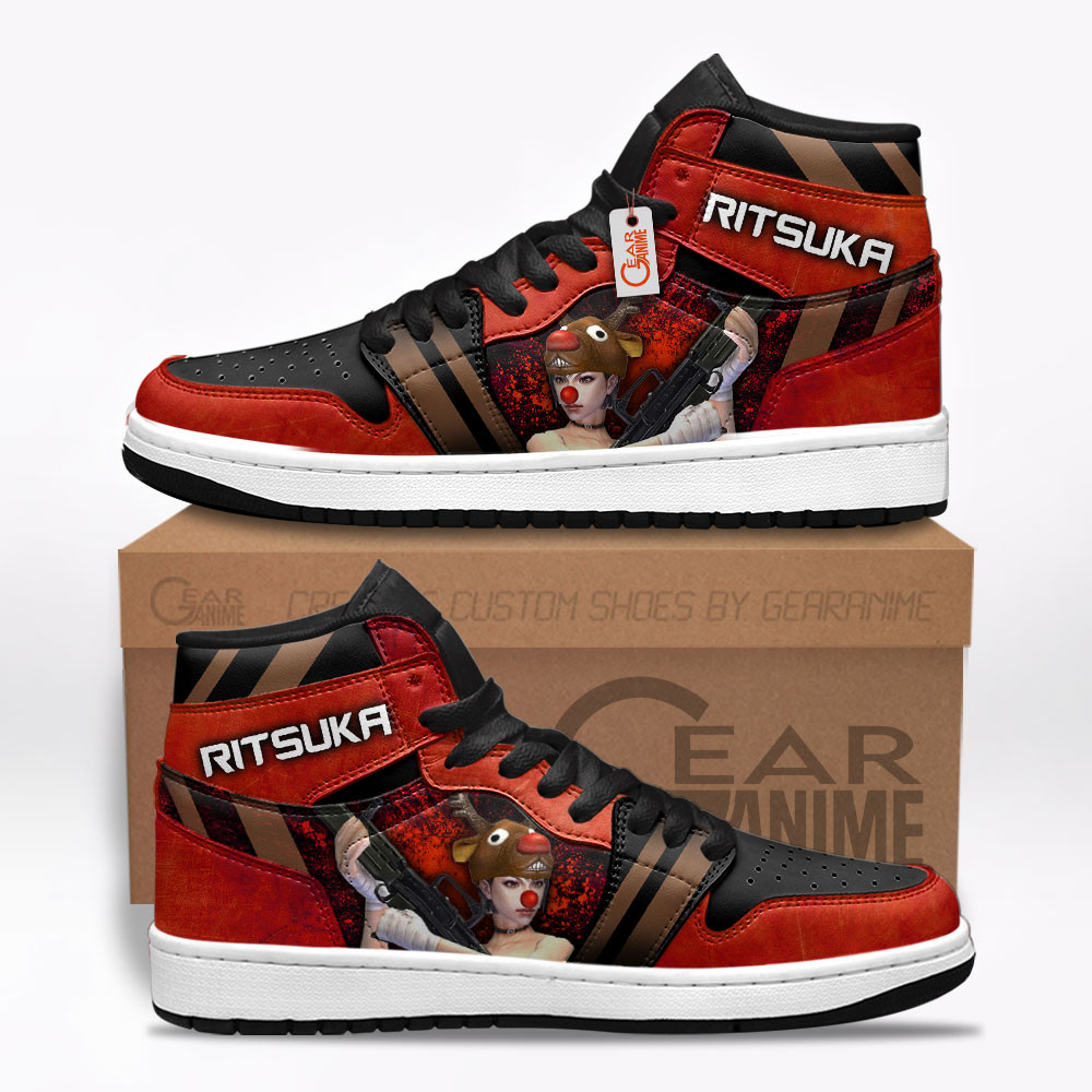 Ritsuka Custom Gaming High-Top Leather Sneakers Game C.S Skins