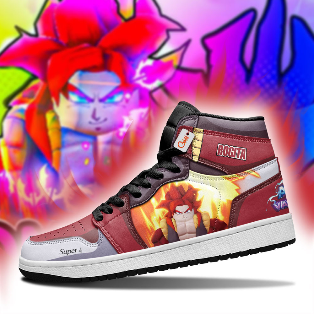 Rogita Super 4 Custom Gaming High-Top Leather Sneakers Vanguards Games Custom Name
