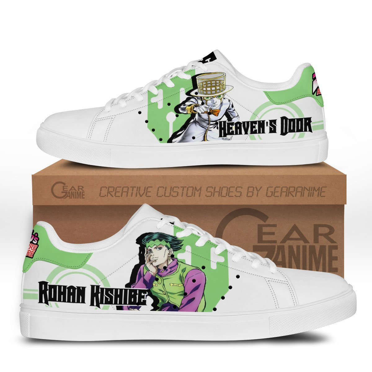Rohan Kishibe Custom Anime Classic Court Shoes