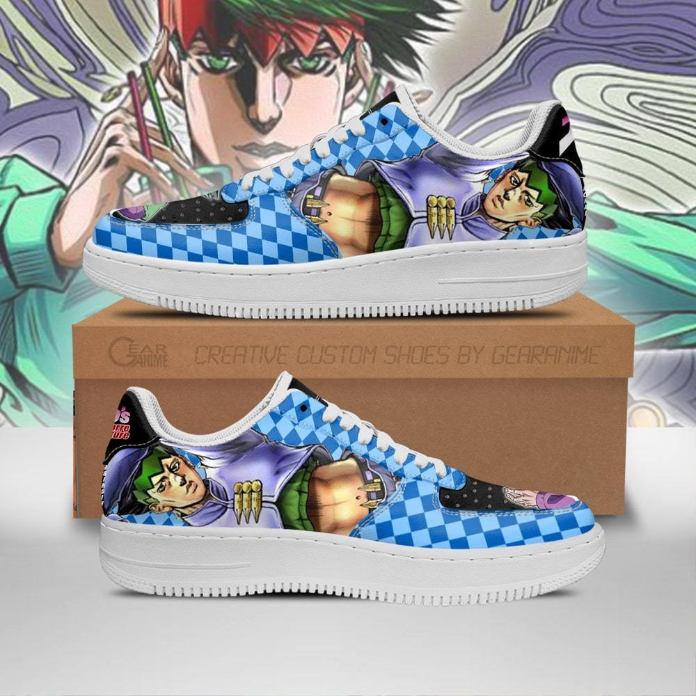 Rohan Kishibe Custom Anime Low-Top Leather Sneakers