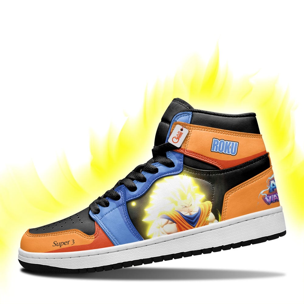 Roku Super 3 Custom Gaming High-Top Leather Sneakers Vanguards Custom Drop