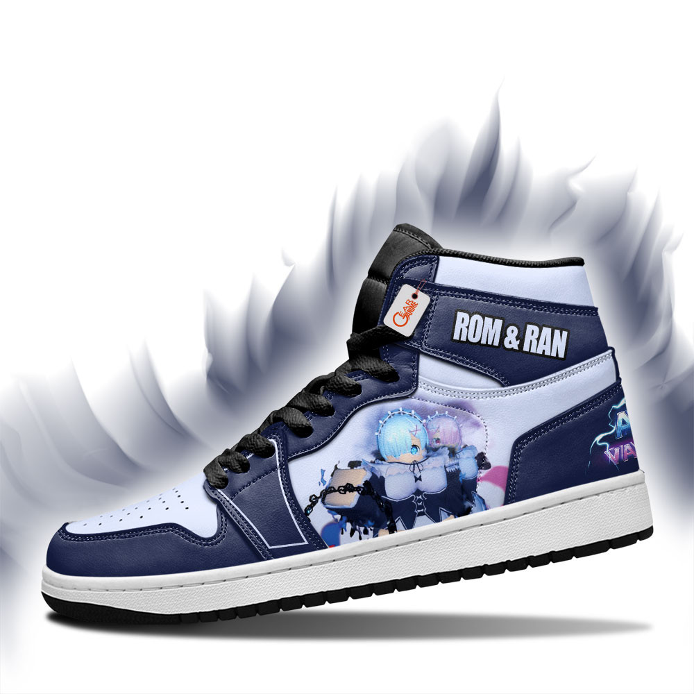Rom and Ran Fanatic Custom Gaming High-Top Leather Sneakers Vanguards Custom Drop
