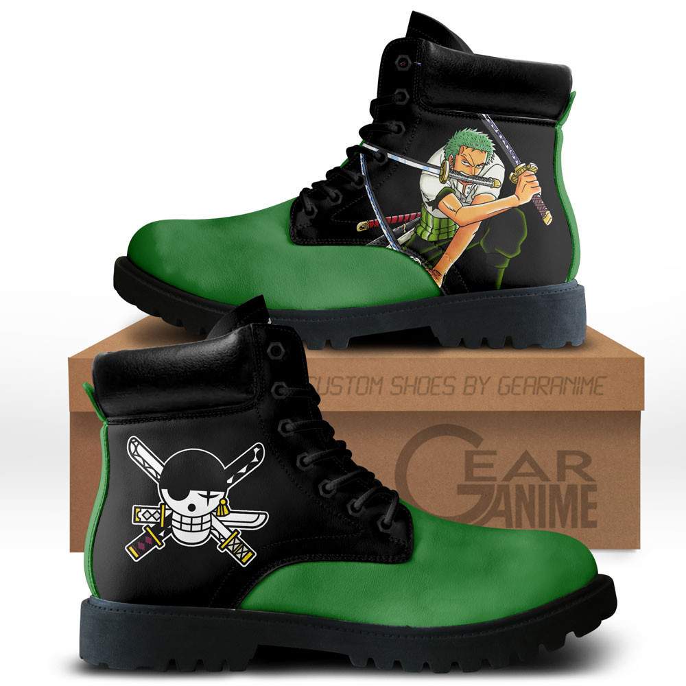 Roronoa Zoro Custom Anime Combat Boots NTT051