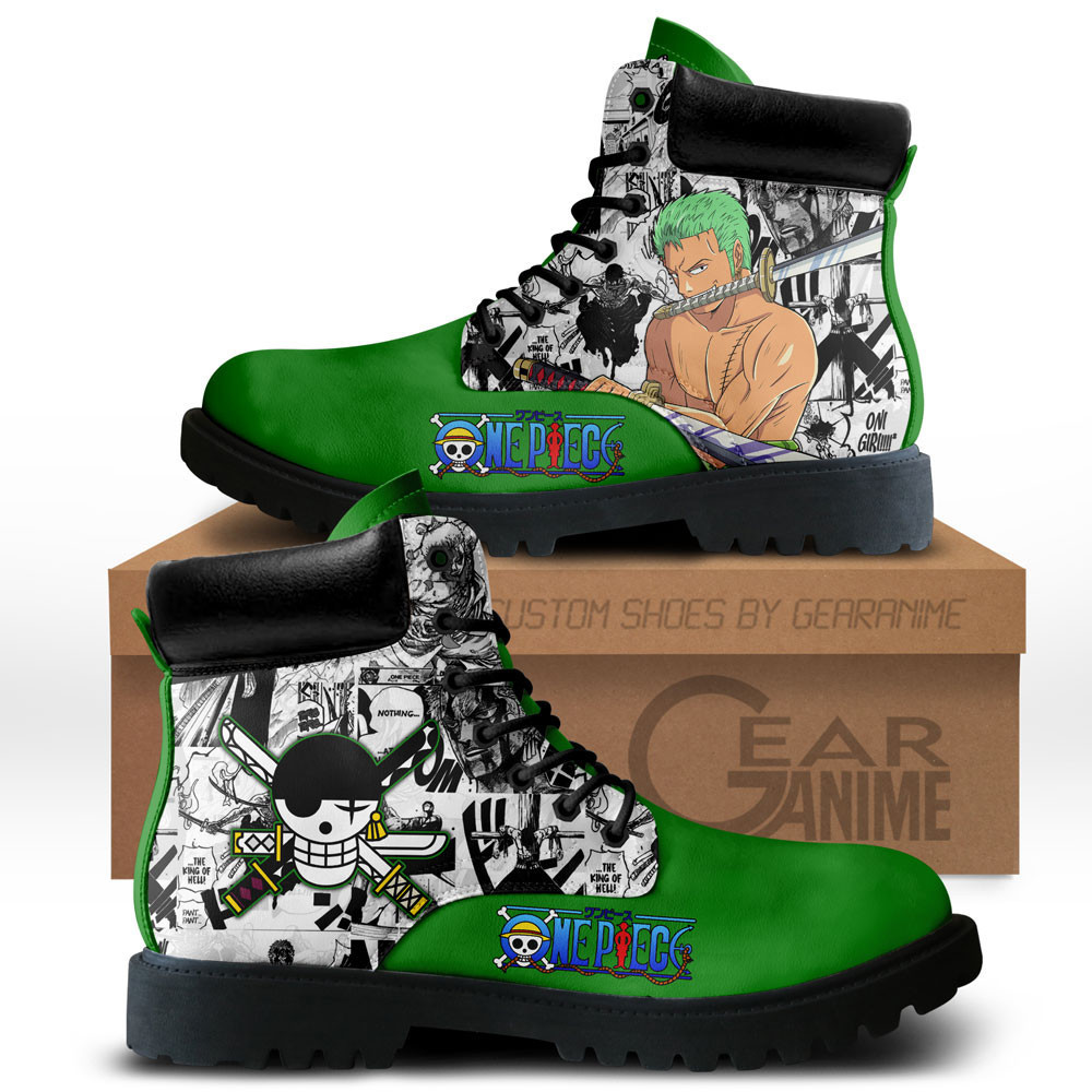 Roronoa Zoro Custom Anime Combat Boots NTT151