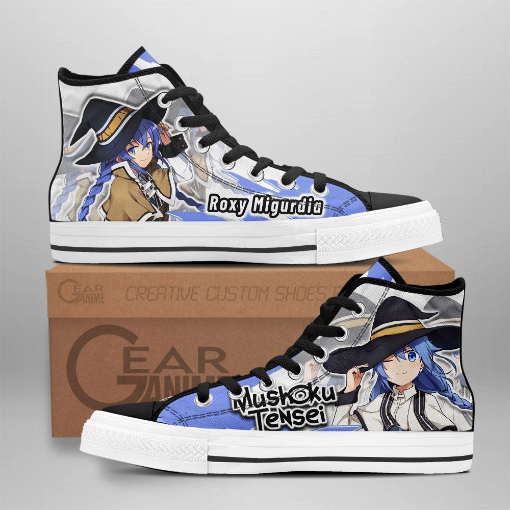 Roxy Migurdia Custom Anime High-Top Canvas Shoes