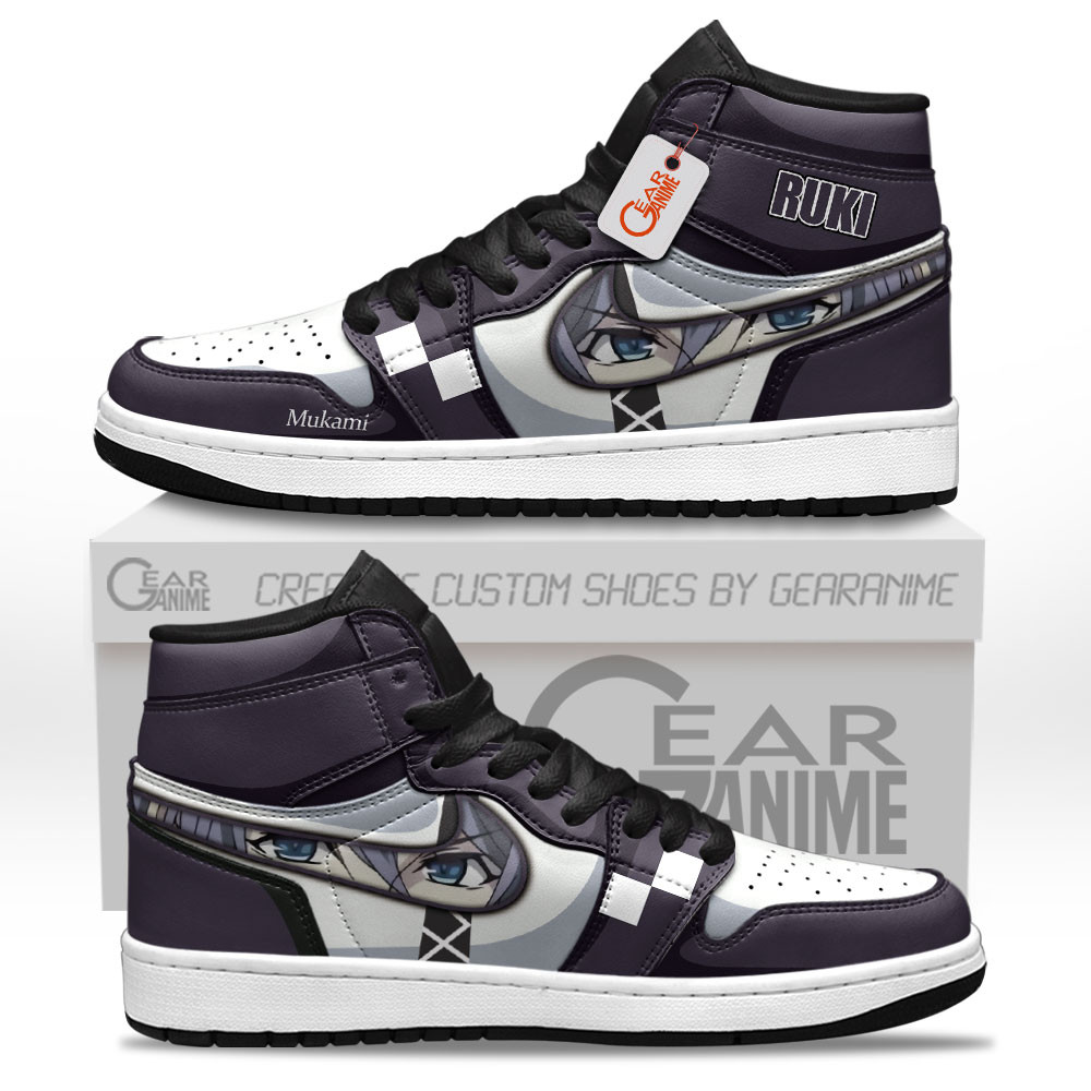 Ruki Mukami Custom Anime High-Top Leather Sneakers