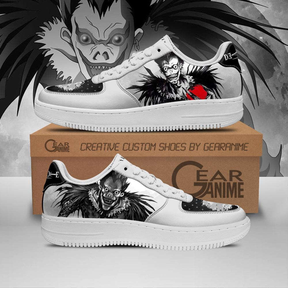 Ryuk Custom Anime Low-Top Leather Sneakers Shinigami