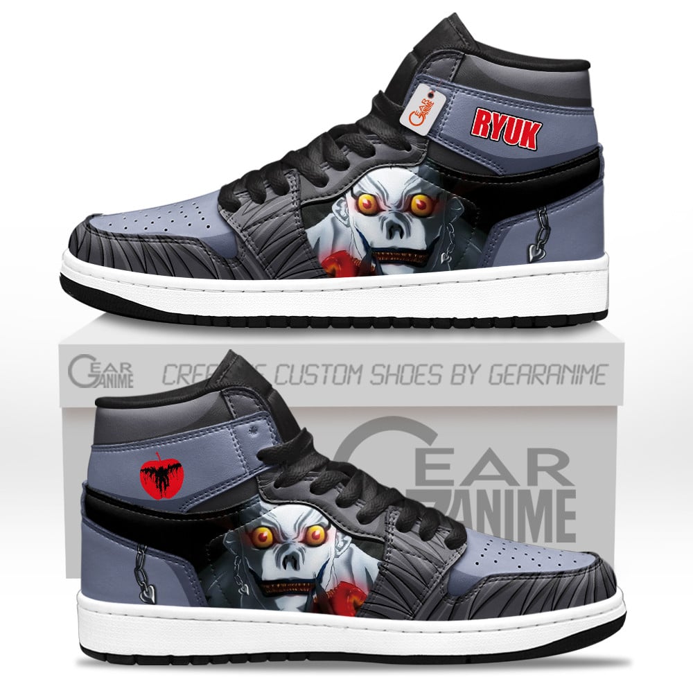 Ryuk High-Top Leather Sneakers Custom Name