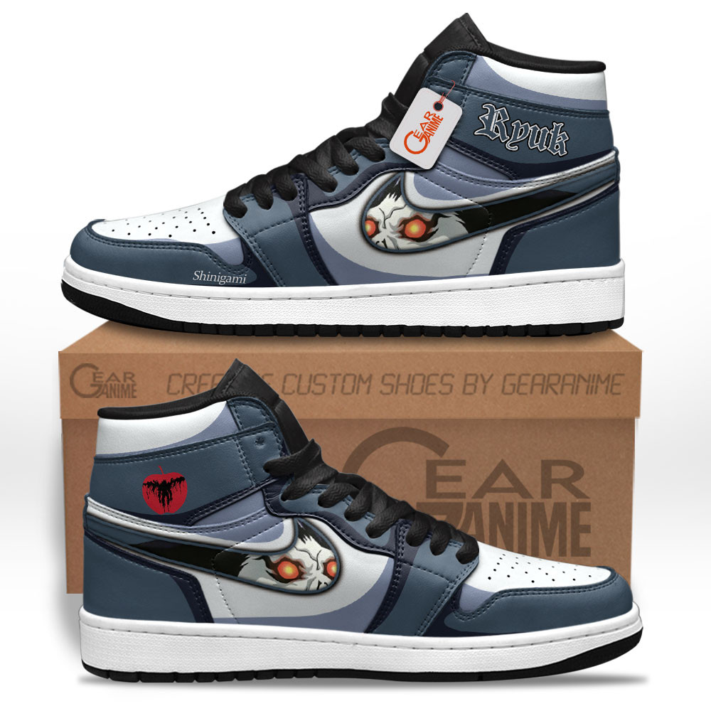 Ryuk High-Top Leather Sneakers Custom Name
