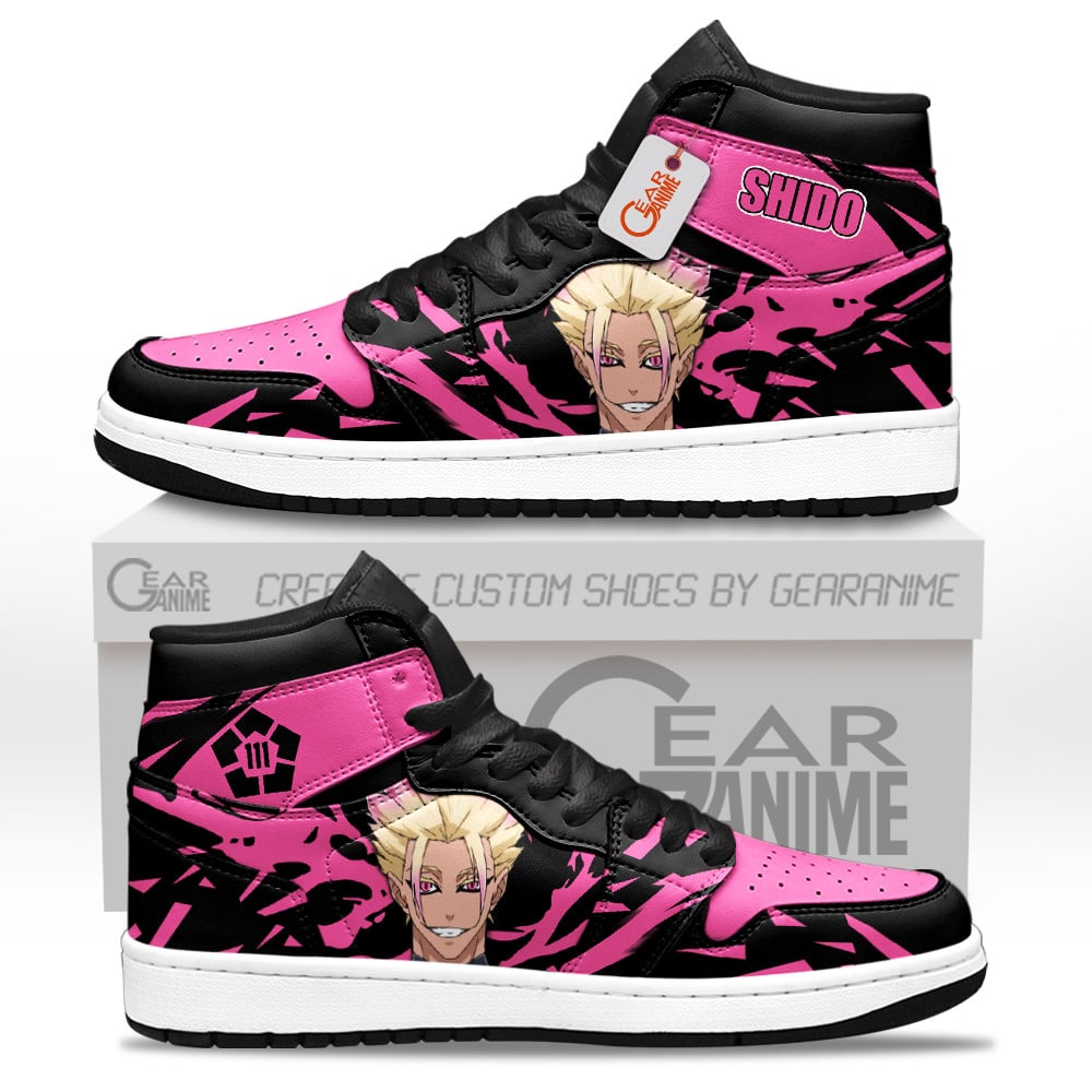 Ryusei Shido High-Top Leather Sneakers Custom Name