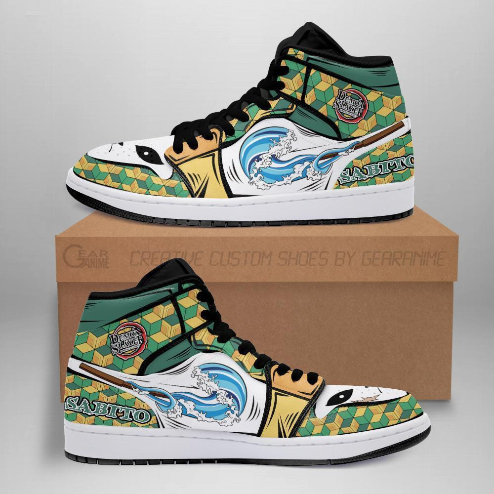 Sabito Custom Anime High-Top Leather Sneakers