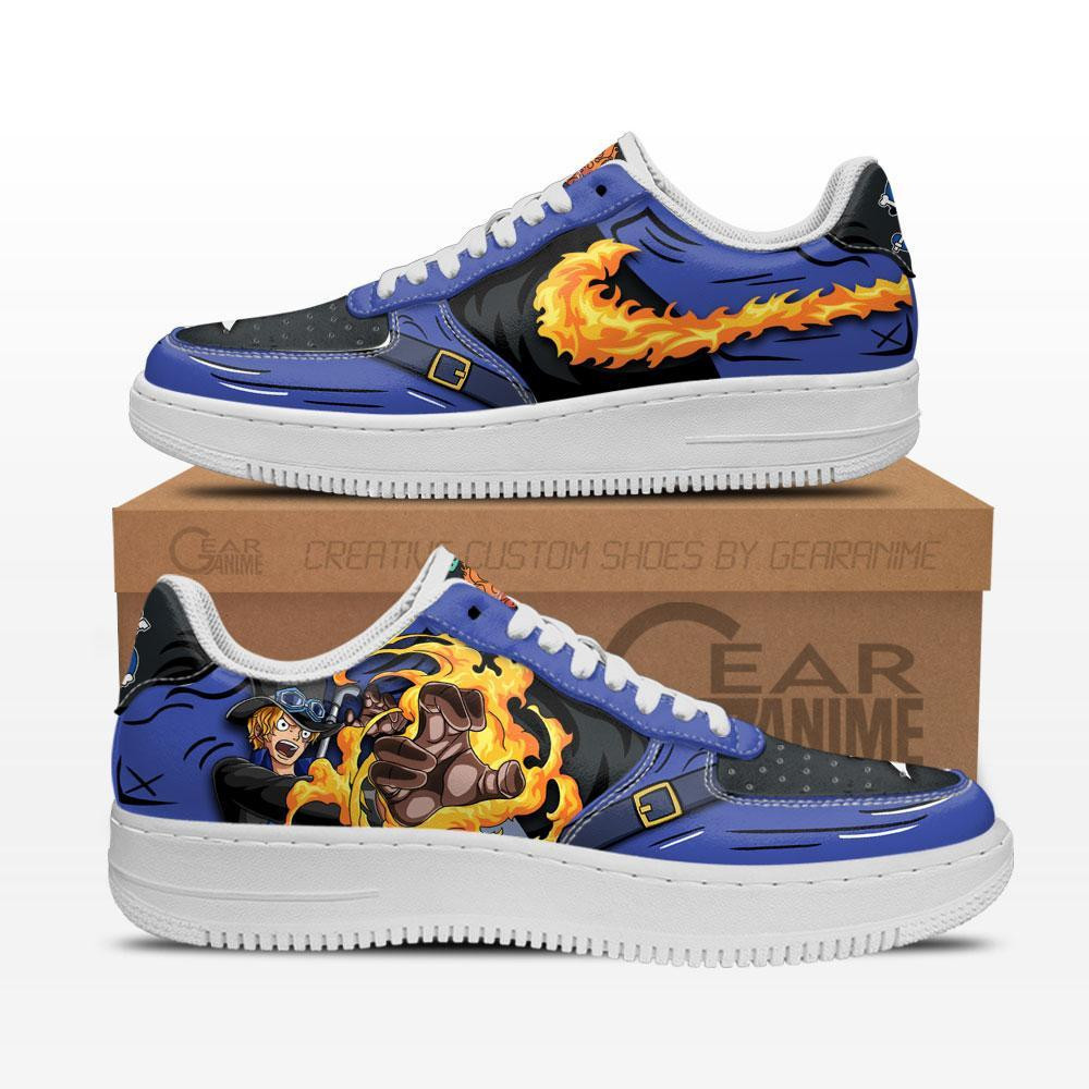 Sabo Custom Anime Low-Top Leather Sneakers