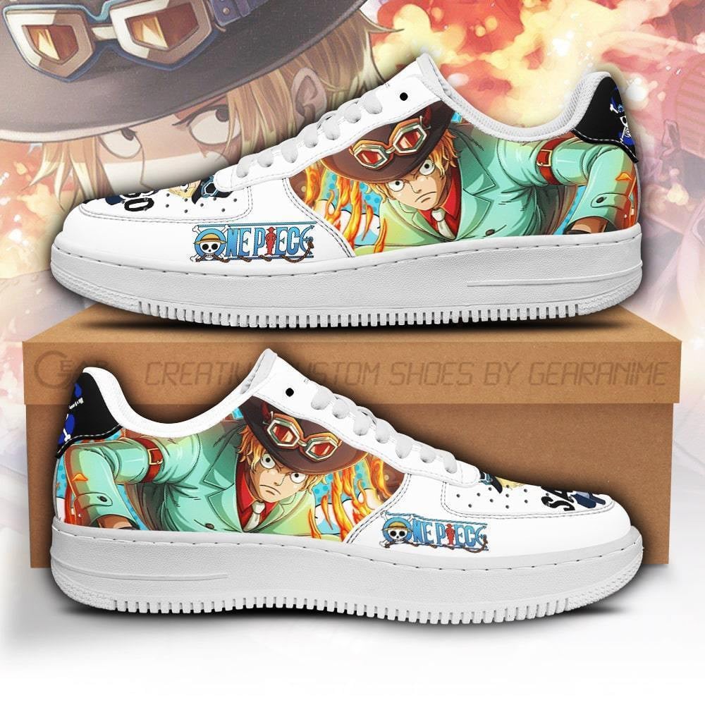 Sabo Custom Anime Low-Top Leather Sneakers