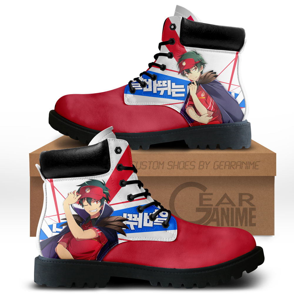 Sadao Maou Custom Anime Combat Boots NTT071