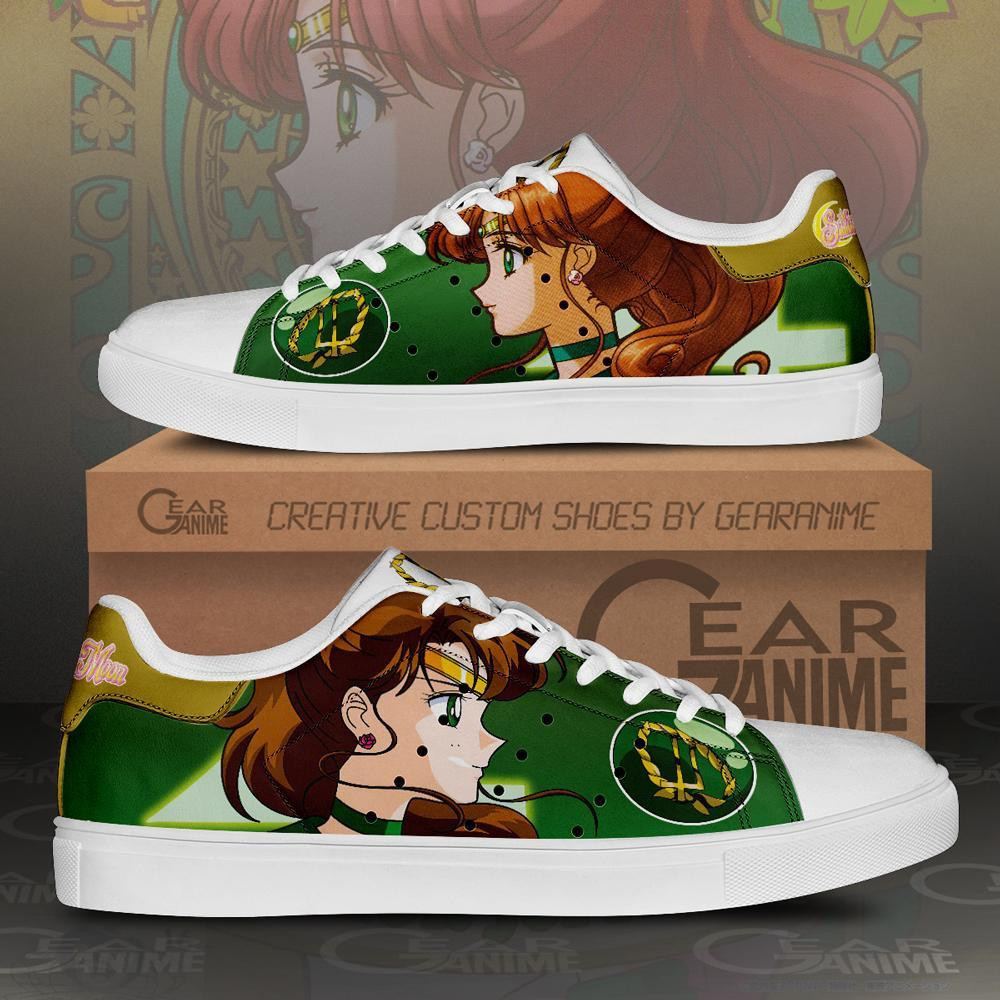 Sailor Jupiter Custom Anime Classic Court Shoes