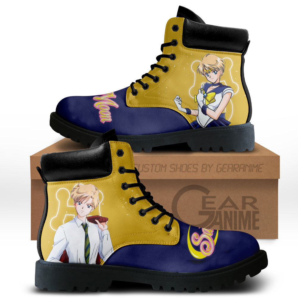 Sailor Uranus Custom Anime Combat Boots MV3110