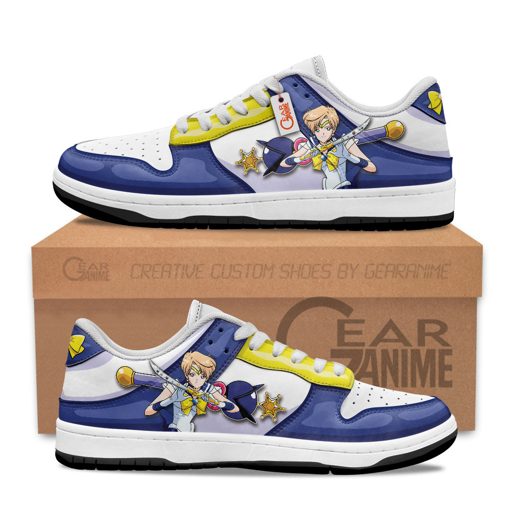 Sailor Uranus Custom Anime Low-Top Skate Sneakers
