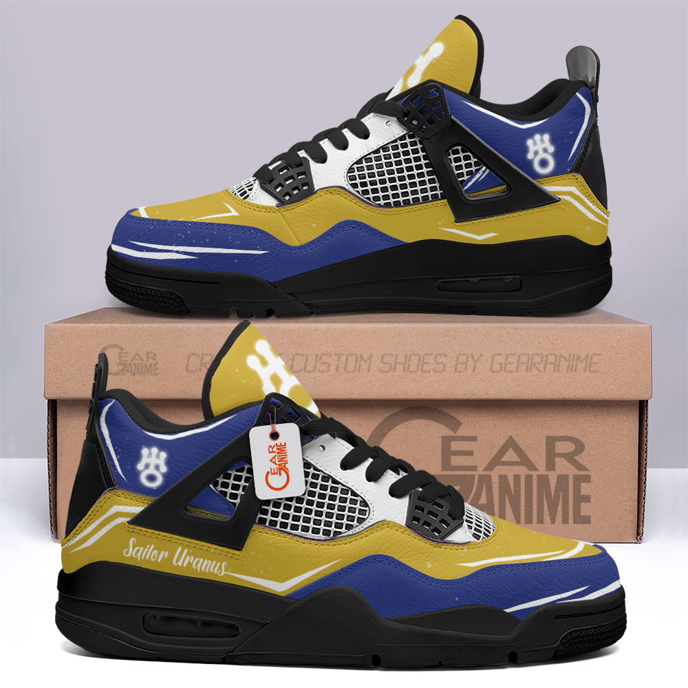 Sailor Uranus Retro 4 Leather Sneakers Custom Name MV1304