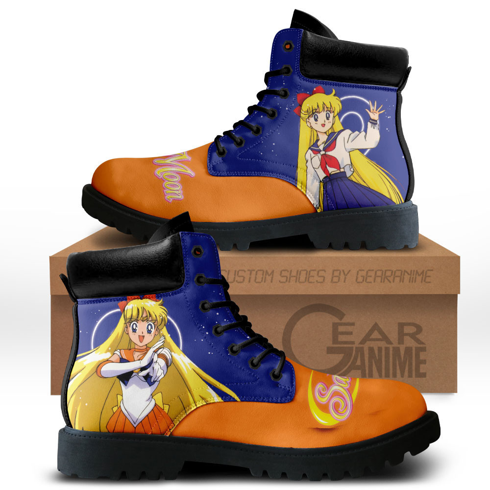 Sailor Venus Custom Anime Combat Boots MV3110