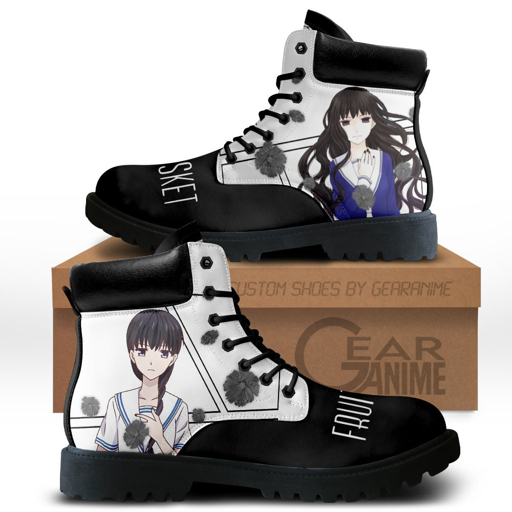 Saki Hanajima Custom Anime Combat Boots MV0512