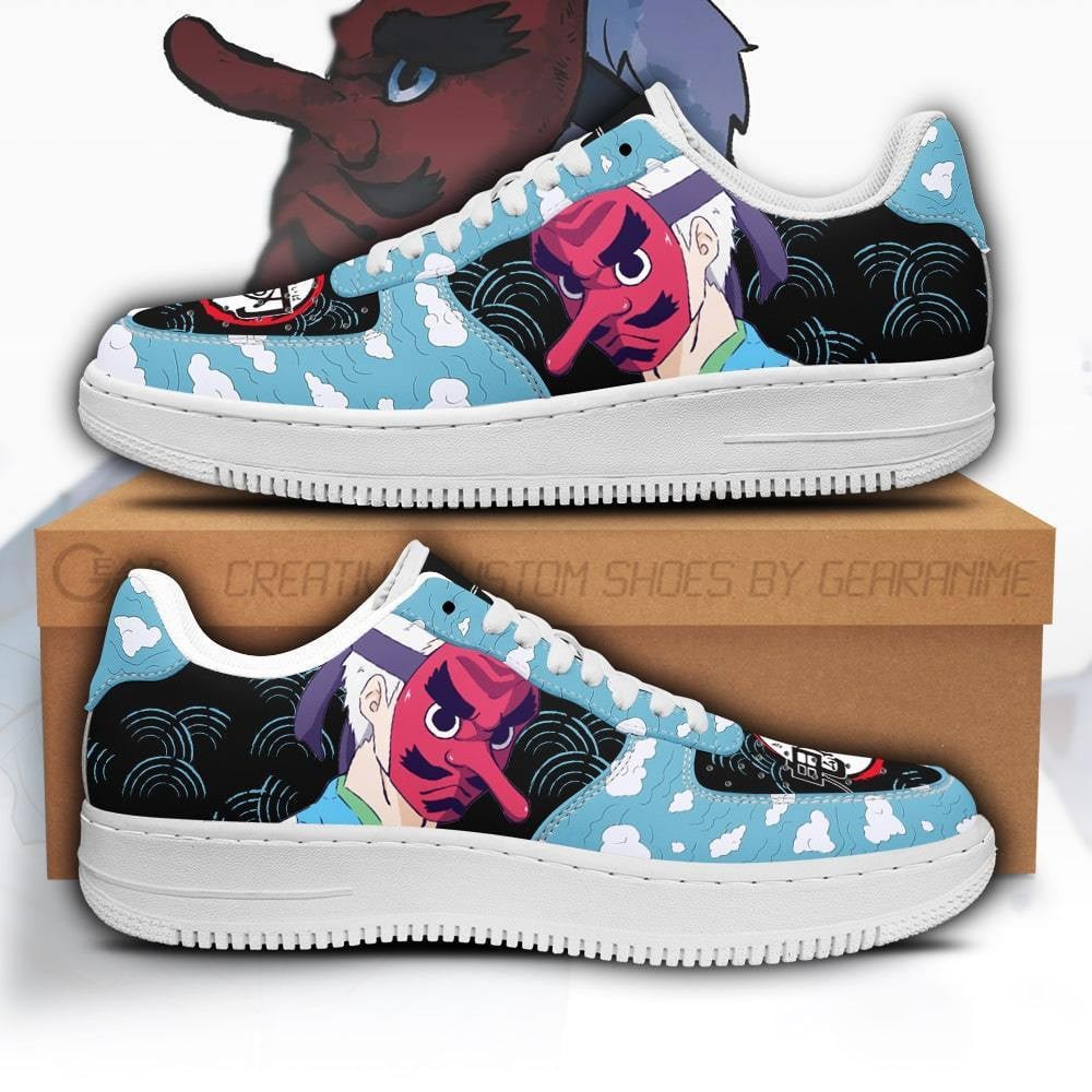 Sakonji Custom Anime Low-Top Leather Sneakers