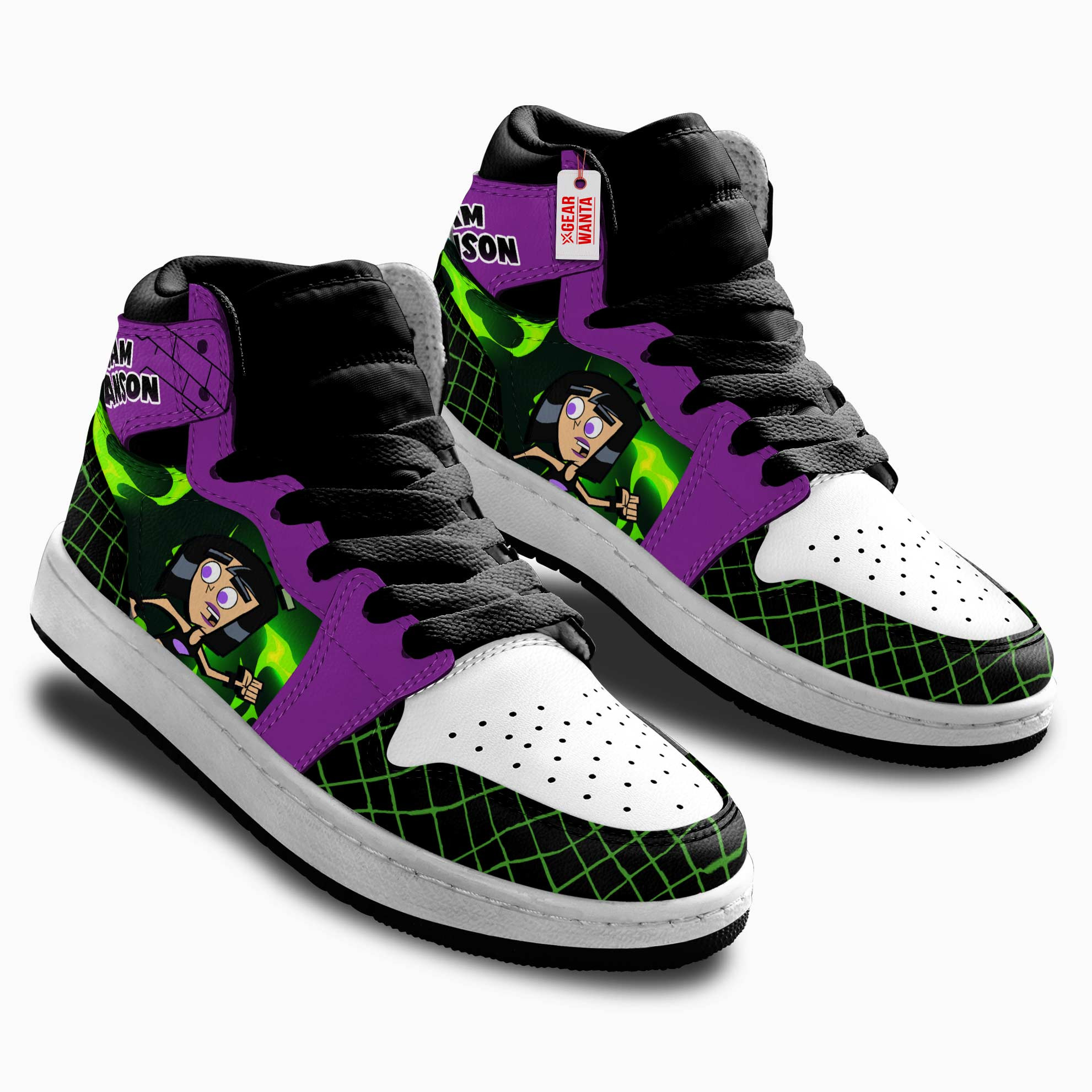 Sam Manson Kids High-Top Leather Sneakers
