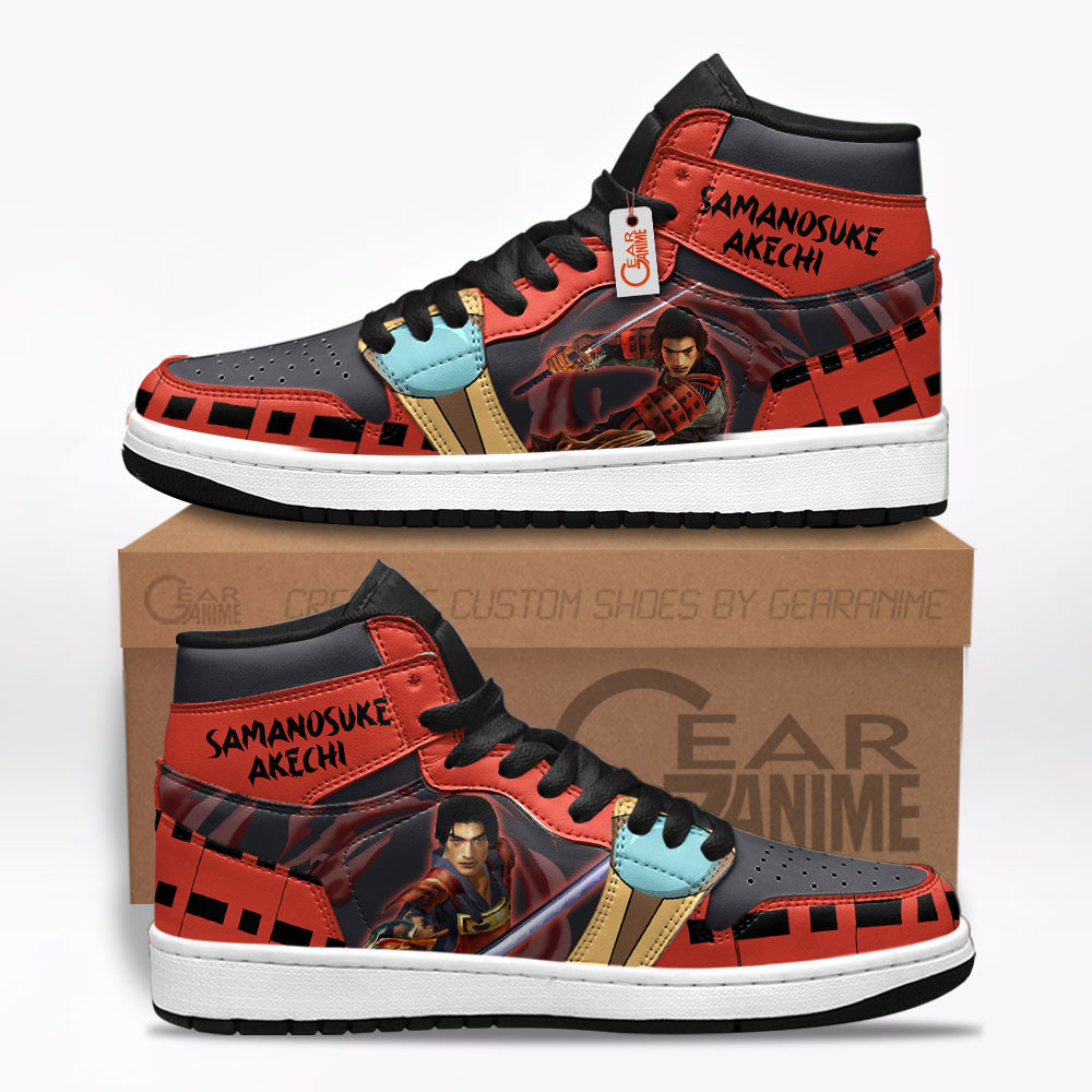 Samanosuke Akechi Custom Gaming High-Top Leather Sneakers