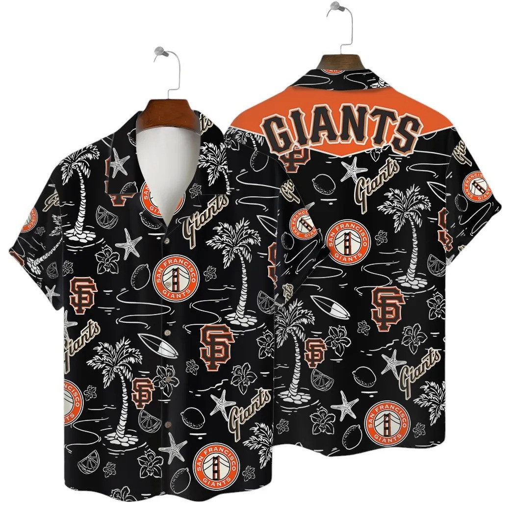 San Francisco Giants Beach Vibes Hawaiian Shirt MLB Apparel Baseball Fan Gift