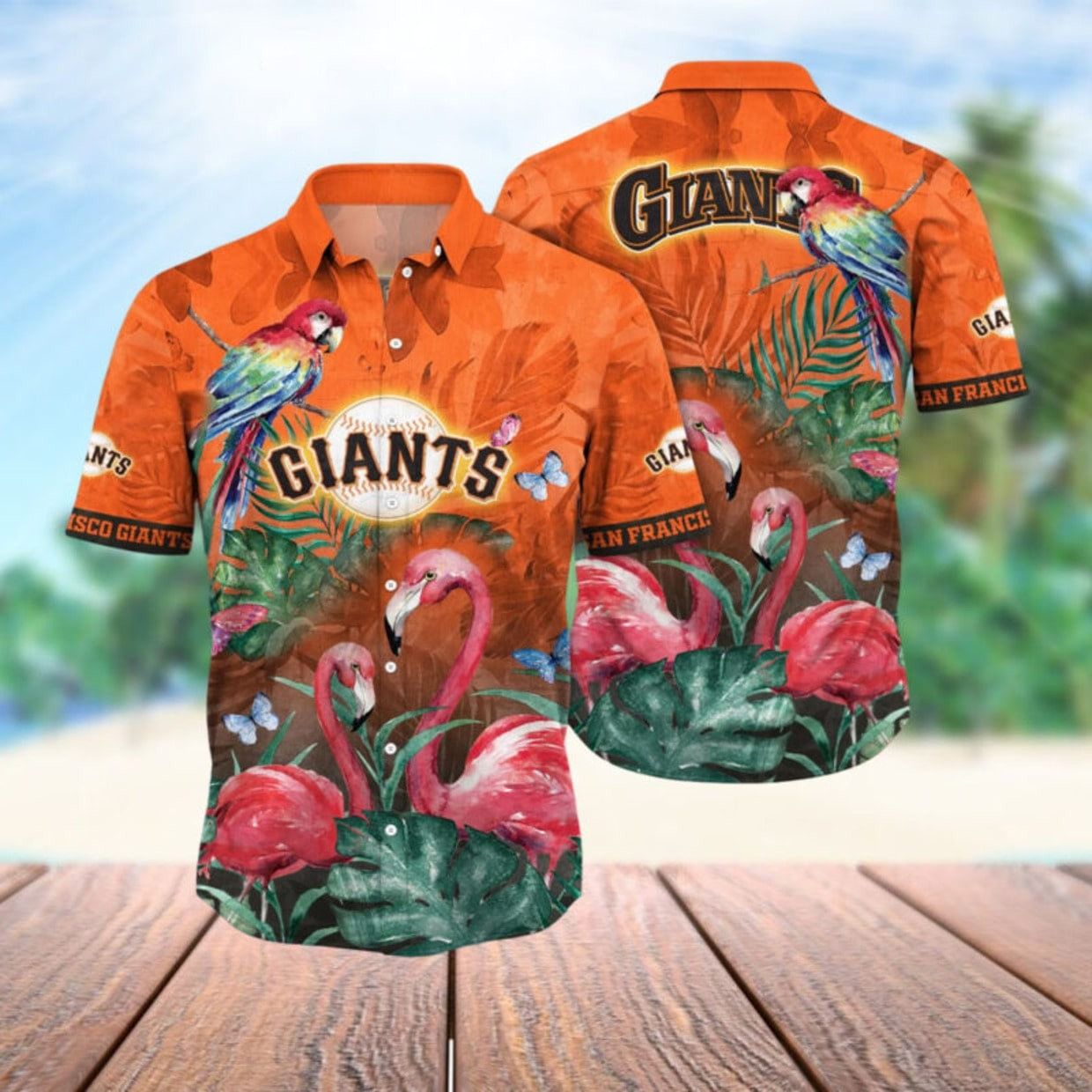 San Francisco Giants Exotic Parrot Hawaiian Shirt MLB Apparel Gift For Dad