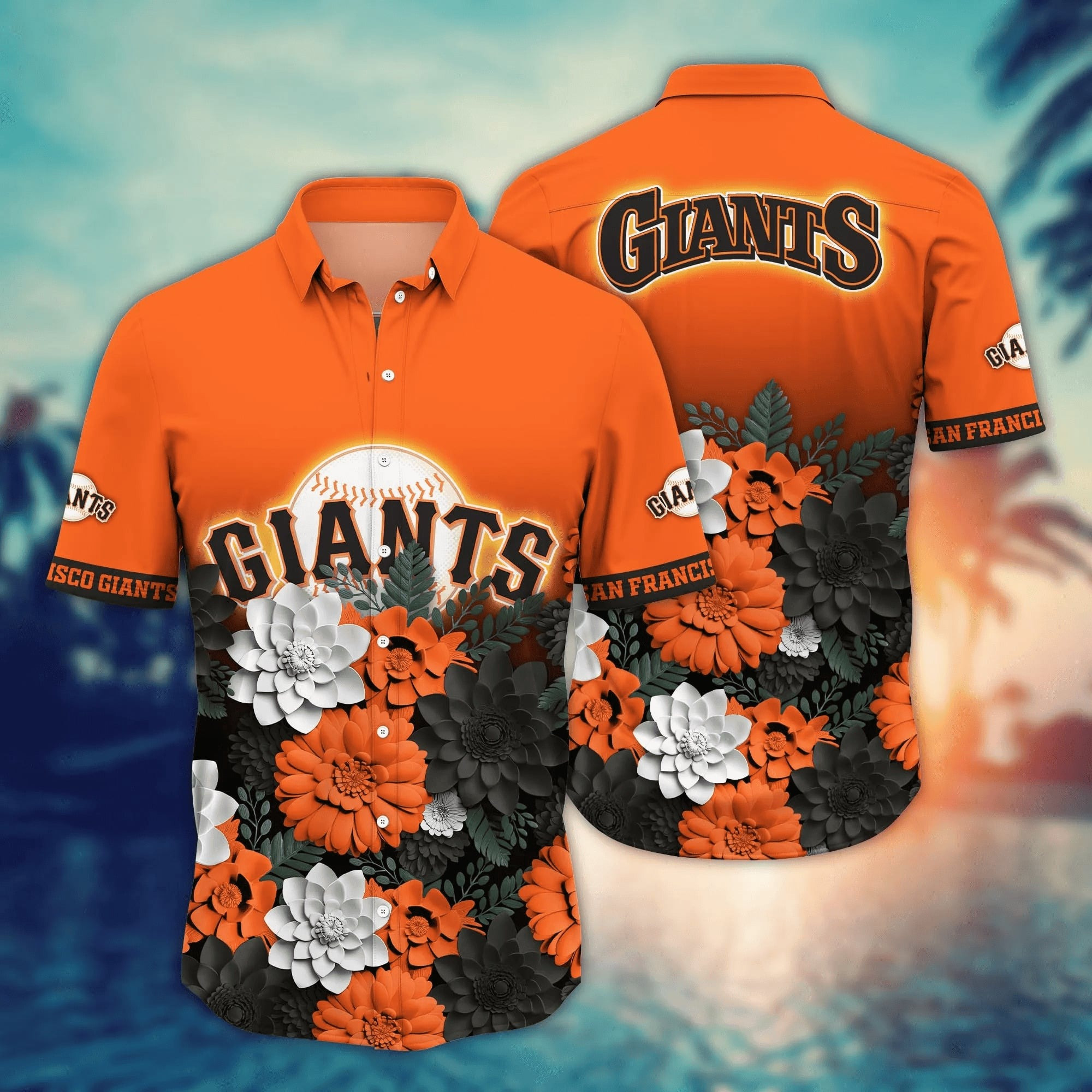 San Francisco Giants Floral Bloom Hawaiian Shirt Sport Lover Shirt Gift For Summer Vacation