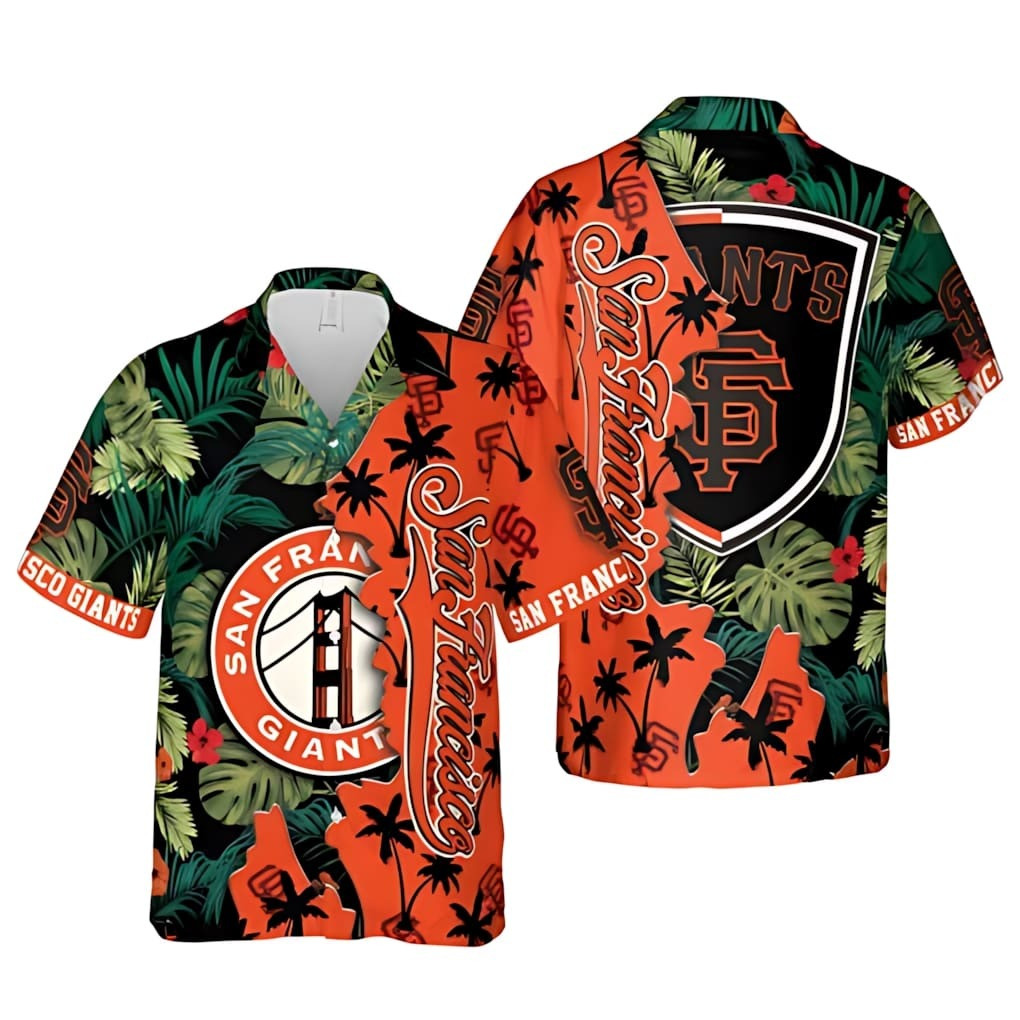 San Francisco Giants Palm Paradise Hawaiian Shirt Baseball Game Shirt Gift For Sports Lovers